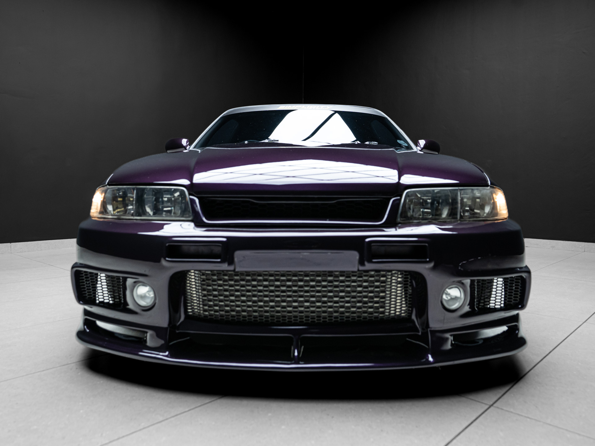 purple nissan skyline 6