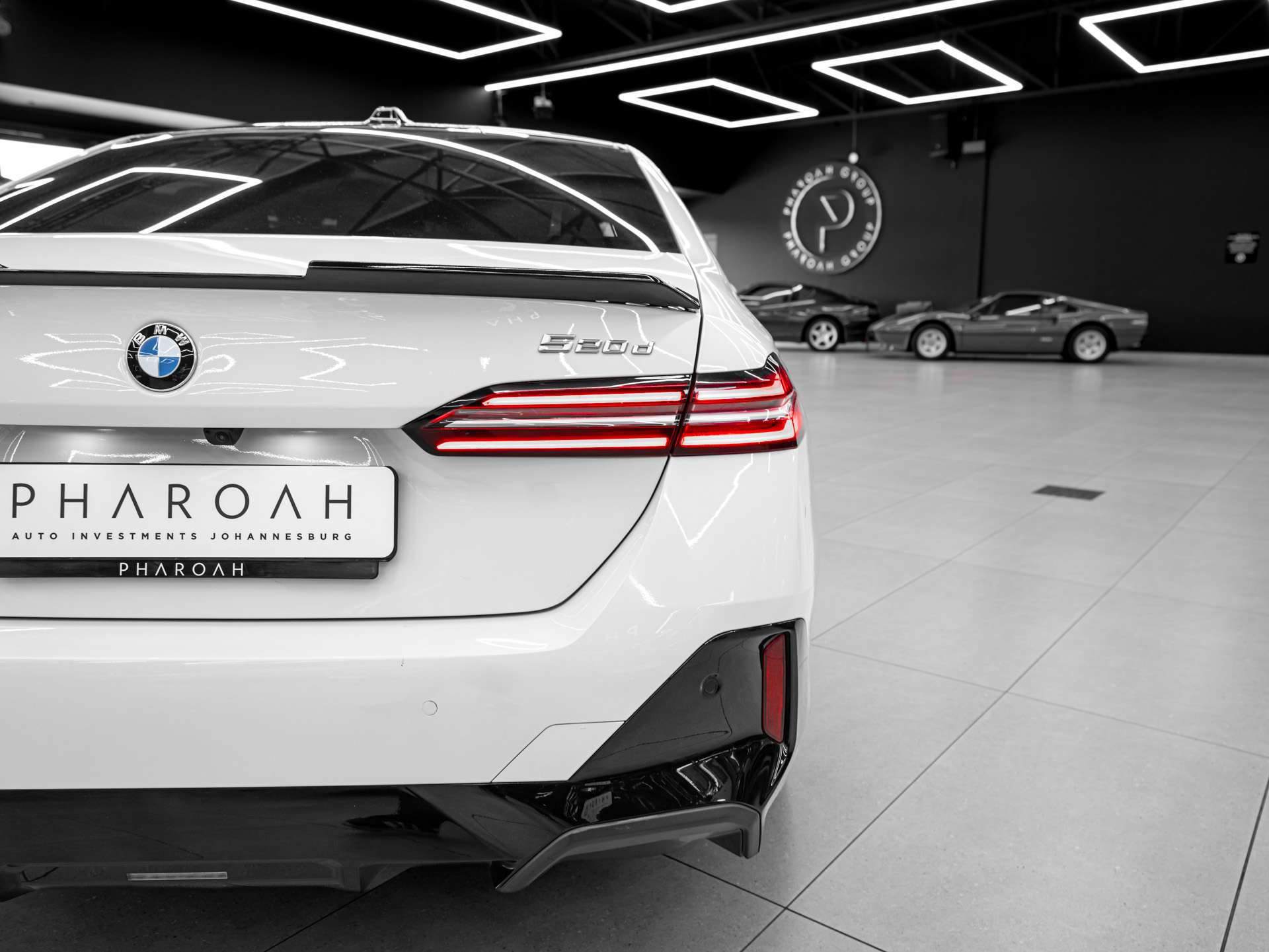 white bmw 520d 11