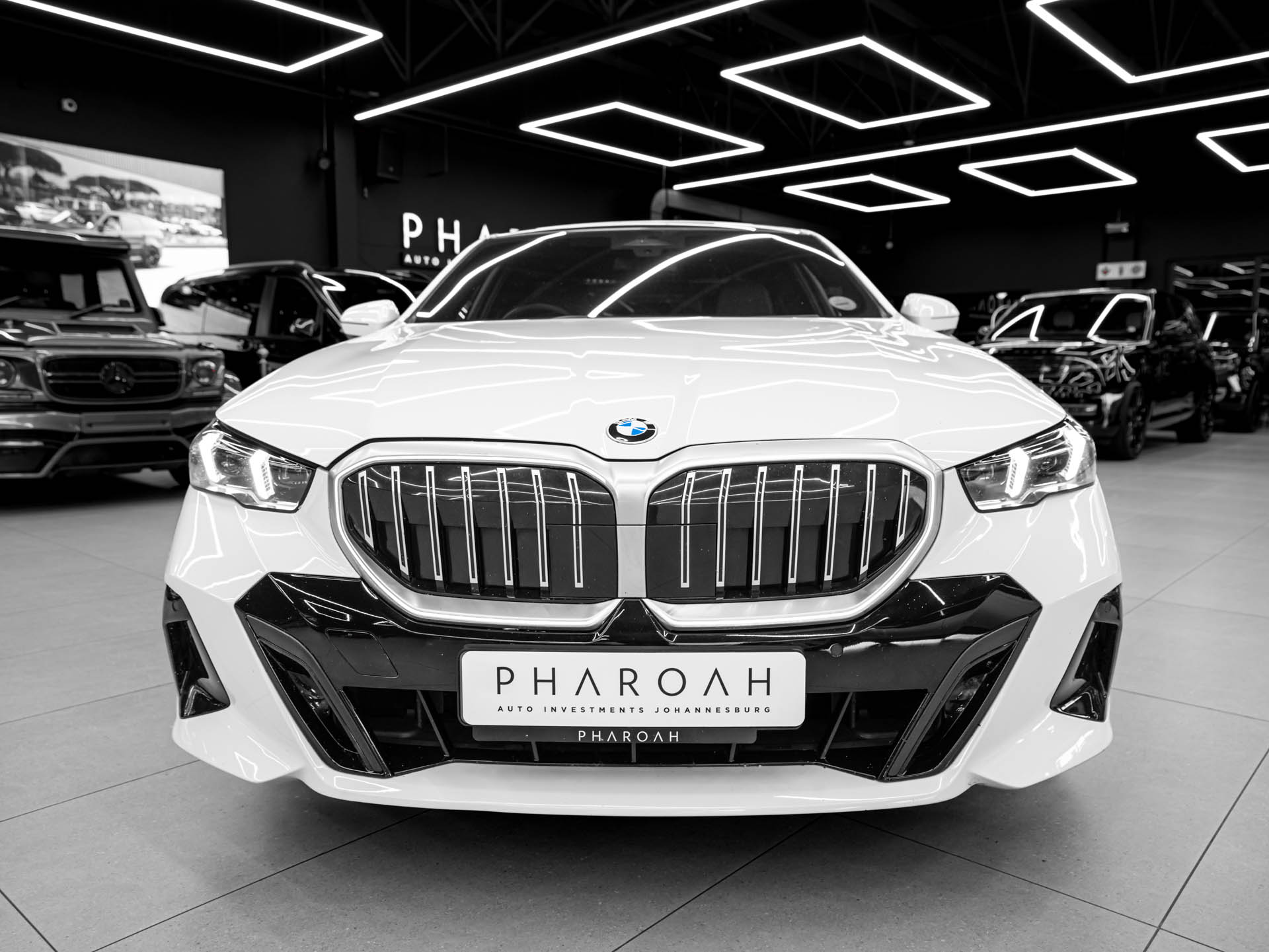 white bmw 520d 4